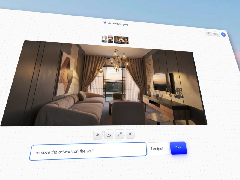 airender.pro - Free AI Rendering & 3D Model Generator